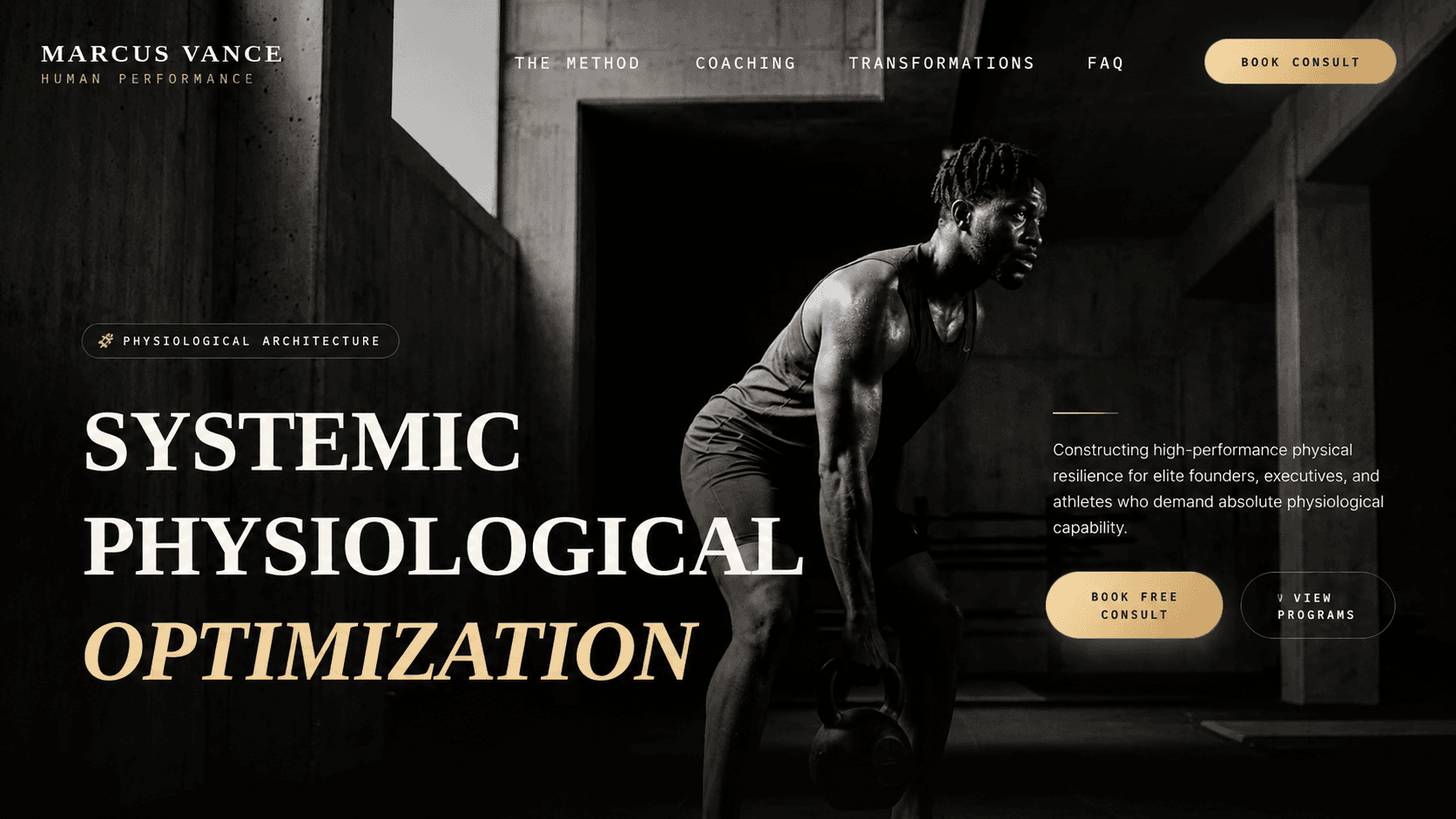 Marcus Vance Website Hero